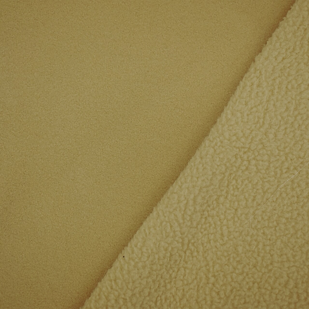 Beige Polyester Heavy Weight Polartec Wind Pro Knit Fabric By the Yard